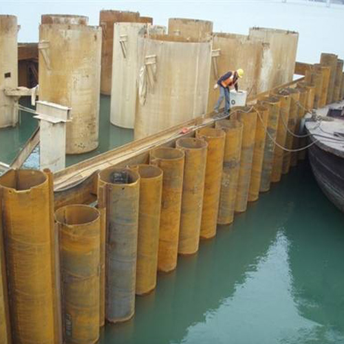 丽江钢护筒现场安装